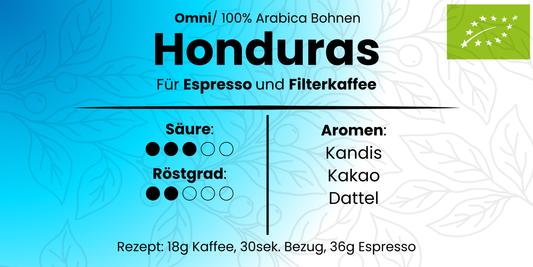 Honduras Omni (Espresso/Filter) - Kandis, Kakao, Dattel